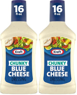 Kraft Chunky Blue Cheese Dressing – Better-For-You Slaw Mixer with No High Fructose Corn Syrup for Wholesome Cookouts