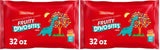 Malt-O-Meal Fruity Dyno Bites Cereal, Mindful Gluten Free Pantry Cereal for Clean Family Eating, 32 OZ Resealable Pouch