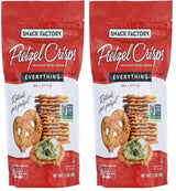 Snack Factory Pretzel Crisp Everything – Parent-Approved Crunchy Snack for Family Pantry Stocking
