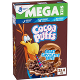 Kid-Approved Cocoa Puffs Chocolatey Breakfast Cereal, Whole Grain, Family Mega Size, 25.8 oz