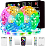 L8star Battery Operated LED Strip Lights – Fun Teen and College Student Gift for Dorm Room, Gaming Corner, and Backpack Decor