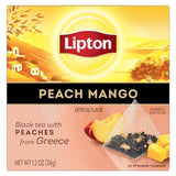 Lipton Peach Mango Black Tea – Real Fruit Pyramid Sachets for an Upscale Tea Collection