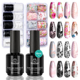 Beetles 15ml Foil Nail Art Gel – Housewarming & Birthday Present for Nail Lovers, Soak-Off Transfer Glue for Stickers and Decals