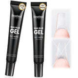 Beetles Gel Nail Tips 576Pcs Pre-shape Short Almond Etch-X Nail Tips – Holiday Beauty Gift for Women, Pre-Shaped Press-On Nail Extensions for Beginners