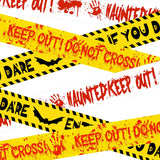 HauntHouse Halloween Party Tape Pack – Family Safe Creepy Decoration for Trick-or-Treat Porch Night