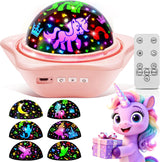 One Fire 96-Mode Star Projector – Holiday Gift Set for Girls Featuring Unicorn and Princess Themes