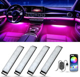 Honalia Car LED Lights Interior – Low Heat App Controlled Car Lights, Parent Approved Interior Upgrade for Young Drivers