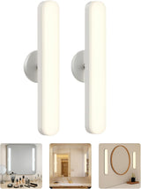 LUMIMUSE Slim Mirror Light – Effortless Rechargeable Lighting for Intentional Bedrooms and Neutral Tones