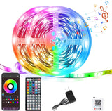 Luminoxa Aura RGB LED Light Strip 100ft – Calming Sunset and Sunrise Simulation for Stress Relief and Mindful Evenings