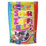 Zollipops Zaffi Taffy Sour Watermelon, Green Apple, Blue Raspberry, Grape – Worry-Free Sugar-Free Candy for Children's Snacking