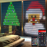 Child Friendly Curtain Lights for Bedroom, Cool Touch RGB Lights with Auto Timer