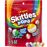 Skittles Pop'd Sour Freeze Dried Candy – Party Bowl Filler for Kids' Birthday Tables, 5.5 oz Bag
