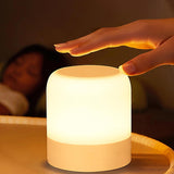 LumiNest Modern Minimalist Night Light for Cozy Home Aesthetic, Frosted LED Accent Lamp