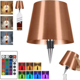Unique Wedding Gift Rechargeable Bottle Lamp, Elegant Cordless Table Light