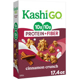 Kashi GO Protein Cereal – Daily Wellness Staple, High-Fiber Cinnamon Crunch Clusters for a Balanced Breakfast Ritual