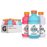 Gatorade G Zero Sports Drink – Open-Air Sports Hydration for Backyard Games and Bike Rides, 12 Fl Oz Pack of 18