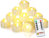 Homemory Compact Flameless Votives – Intentional Home Accent with Soft Warm Light and No Extra Cords