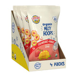 Earth's Best Organic Baby Snack – Mess-Controlled Single-Serve Hoops for Playroom and Daycare, Strawberry and Mango
