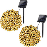 Joomer Solar Patio Lights – No-Electricity Outdoor String Lights for Deck, Porch, and Gazebo with Auto On/Off Light Sensor