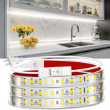 maylit Under Cabinet LED Bar 72in for Pantry and Display Shelves, Stylish Plug-in Strip Light to Highlight Home Interiors