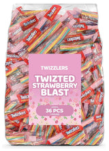 Strawberry Blast Pull-N-Peel Licorice, 1 LB Pack – Bright Chewy Candy Gift for Grandparents, Aunts, and Candy Lovers on Easter and Birthdays