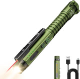EDC Flashlight Rechargeable – USB-C Pocket Flashlight for Power Outages and Home Emergency Kits