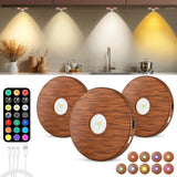 LuminAura Wireless Puck Lights – Kids Room Closet and Reading Nook Lighting, Remote Controlled