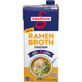 Swanson Gluten-Free Ramen Broth – Mild Flavor Cooking Liquid for Family Dinner Tables, 32 oz