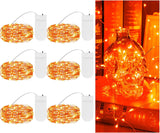 TingMiao Firefly Lights – Valentine's Day Romantic Gift, 6 Pack 7.2 ft Battery Operated Decorative String
