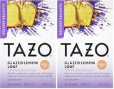 TAZO Glazed Lemon Loaf Herbal Tea – Elegant Dessert Tea Experience Crafted with Rose Petals and Vanilla