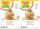 Simple Mills Organic Seed Crackers, Everything – Gluten-Free Family Snack Drawer Staple