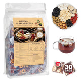 Eight-Herb Wellness Tea Blend – Mid-Shift & Nighttime Detox Ritual for Vitality and Sleep Quality, 30 Tea Bags