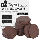 Jayen Rubber Shims 20 Pack – Commercial Kitchen & Office Levelers, Stackable Rubber Shims for Vibration-Free Appliances