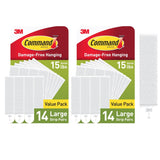 Command Large Picture Hanging Strips, White – Hallway Staircase Gallery Wall Starter Kit for a Curated Home Aesthetic