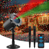 Outdoor Holiday Projector Lights for House Facade and Driveway – IP65 Waterproof Christmas Lighting with Dual Lens and 4000 sq ft Coverage