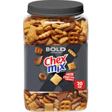 Chex Mix Cheddar Snack Mix Tub – Kid-Friendly Resealable Snack Container for Home Snacking and School Lunches, 20 oz