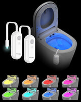 LumiGuard LED Toilet Light – Unique Stocking Stuffer for Adults, Rechargeable Motion Sensor Novelty