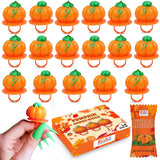 Pumpkin Candy 3D Ring Pops – Autumn Birthday Party Favor and Stocking Stuffer Gift Idea