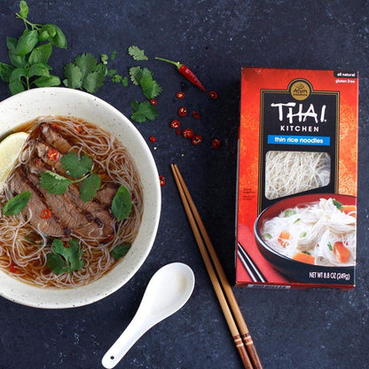 Thai Kitchen Gluten Free Rice Noodles 8.8 oz – Care Package Staple for Friends with Celiac or Gluten Intolerance