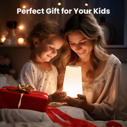 THAUSDAS Romantic Gift Night Light for Couples and Friends – 13 RGB Color Changing Touch Lamp with Timer for Valentine's Day and Anniversary