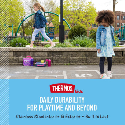 THERMOS FUNTAINER Character Water Bottle for Kids with Straw Lid - 12 oz Dent-Resistant Bottle for Daycare and Recess