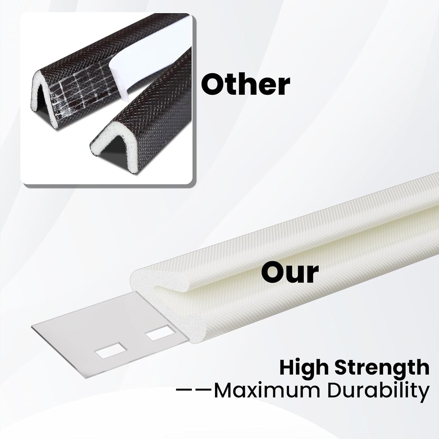 three color variants: white, black, and brown for frame-matching aesthetics