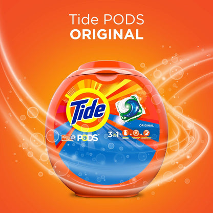 Tide PODS Concentrated Laundry Pacs for Efficient Households Washing Daily – One Pod One Load