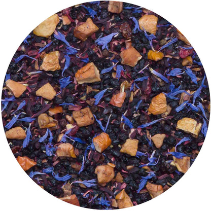 Tiesta Tea Blueberry Wild Child Fruit Tea – Uncomplicated Caffeine-Free Blend for Less-Is-More Homes, 25 Servings Loose Leaf