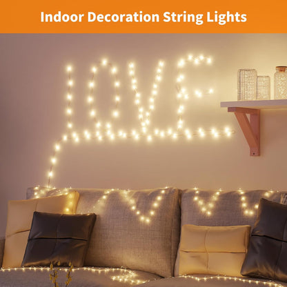 TingMiao Firefly Lights – Valentine's Day Romantic Gift, 6 Pack 7.2 ft Battery Operated Decorative String