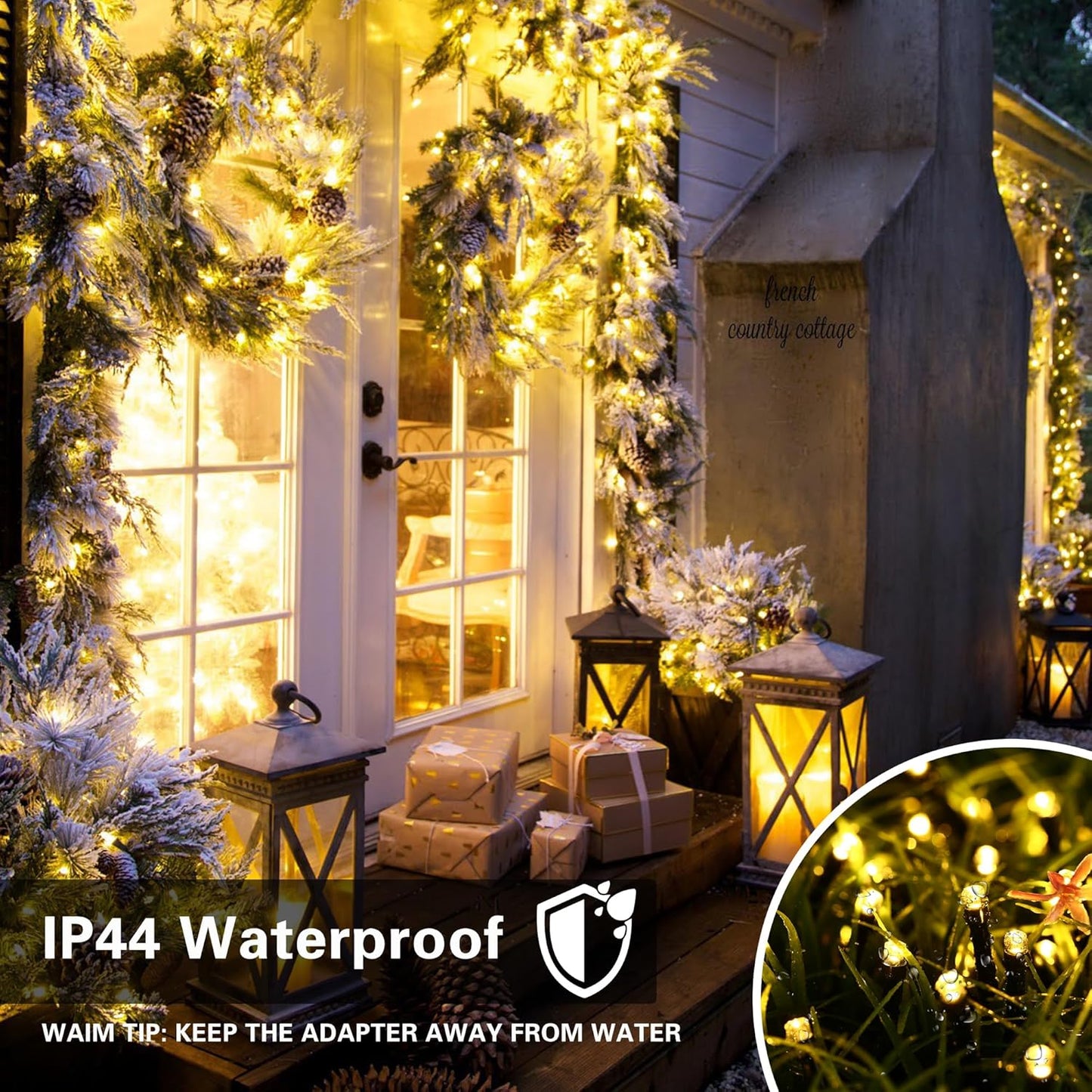 Toodour RGB Fairy Lights for Kids – Slow Color Changing Mode for Sensitive Children, Indoor Tree and Bedroom String Lights