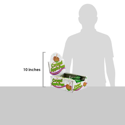 Tootsie Roll Caramel Apple Lollipops – Long-Lasting Office Break Room Candy Share, 48 Individually Wrapped Pops