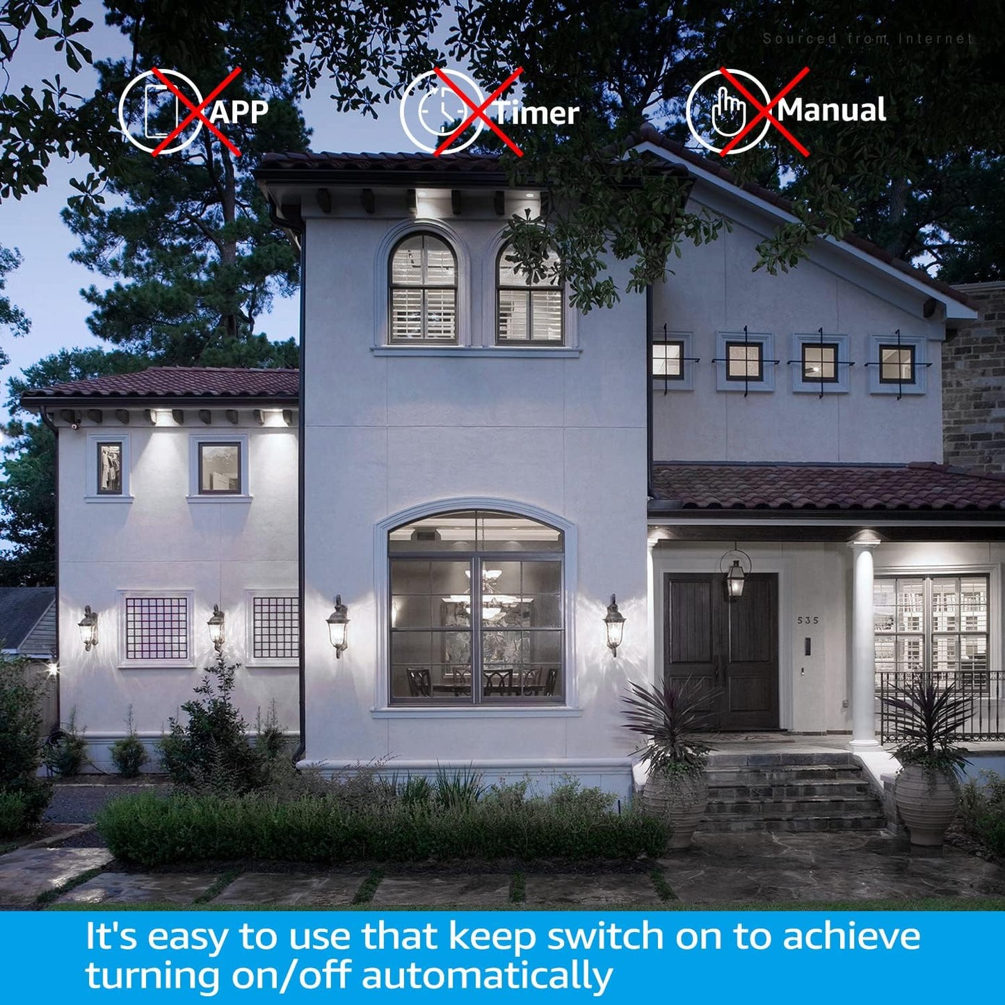 TORCHSTAR Dusk to Dawn Outdoor Bulb – Intentional Garage and Pathway Lighting, Standard Shape Sensor LED, 60W Incandescent Replacement, 4-Pack