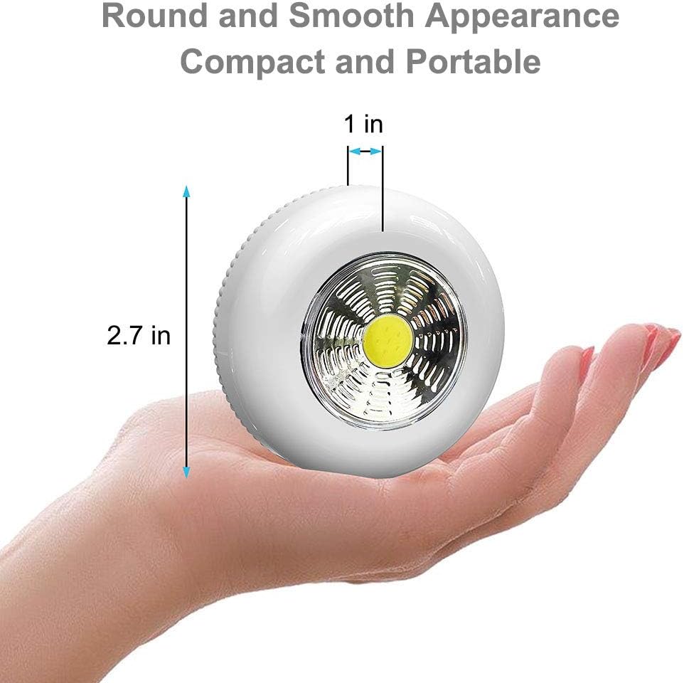 touch-activated press lens with no visible switch hardware