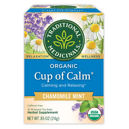 Traditional Medicinals Lemon Balm Tea Bags – Neutral Toned Wellness Staple for the Uncluttered Tea Shelf